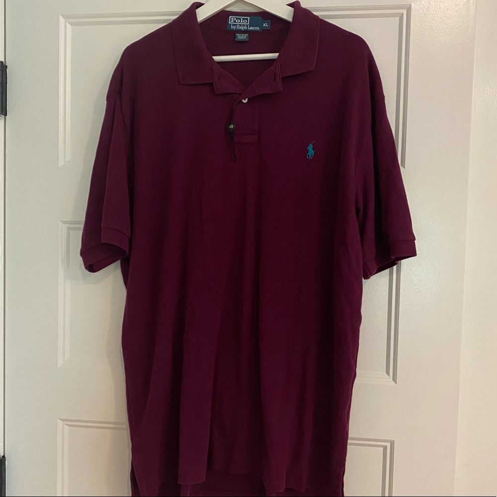 Polo Men’s Shirt in Plum NWOT